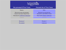 Tablet Screenshot of home.yusynth.net